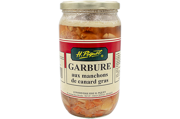 Garbure aux manchons de canard gras